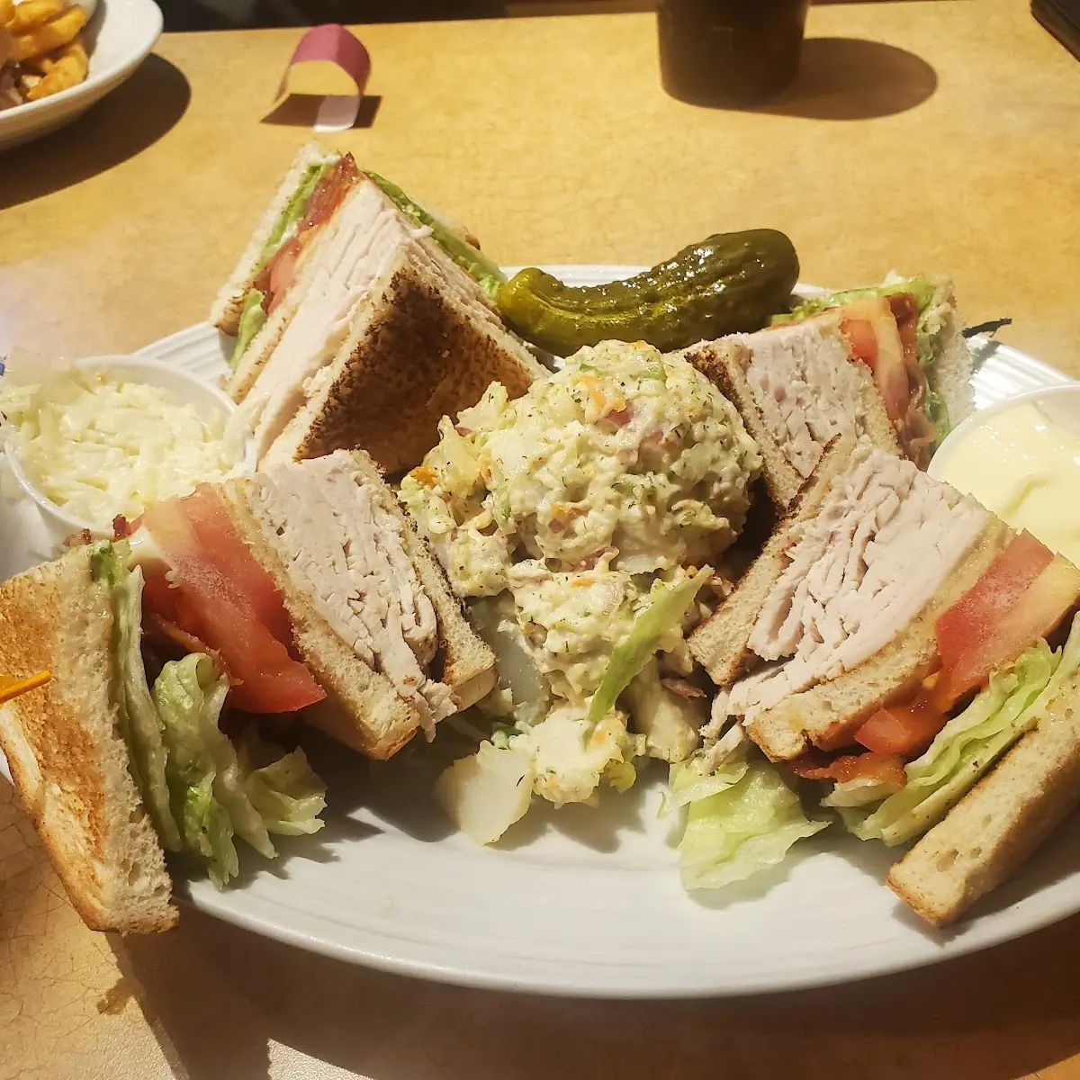 Chicken Salad Triple Decker