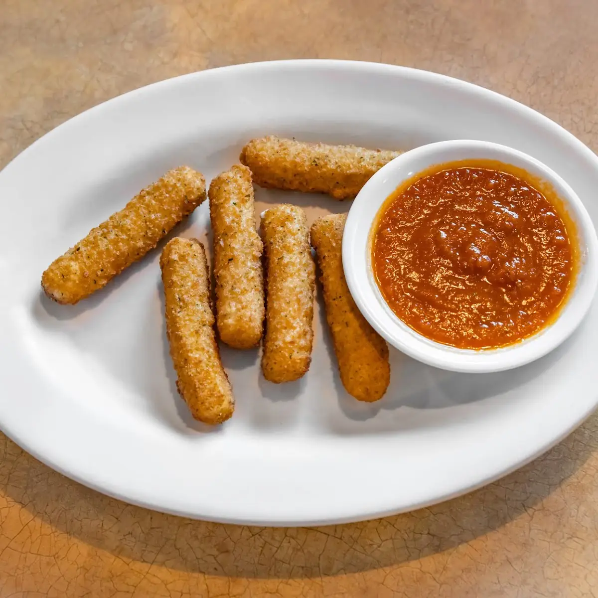 Mozzarella Sticks with Tomato Sauce