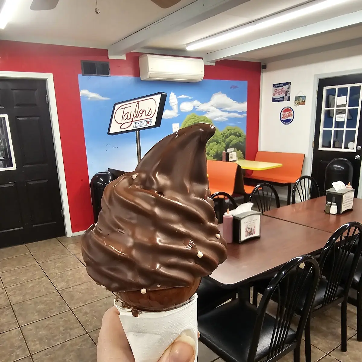 Chocolate Dipped in Chocolate Cone