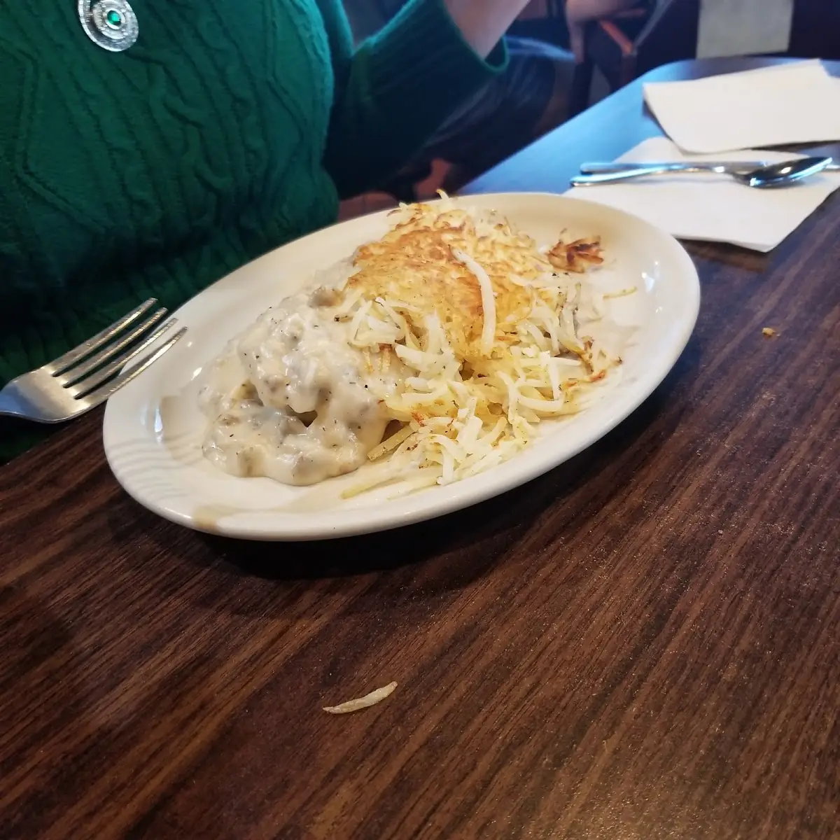 Hash Browns Country Gravy