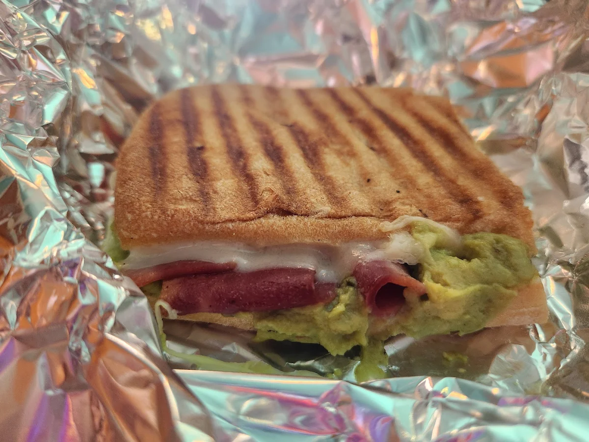 Turkey Bacon Avacodo Guac Panini