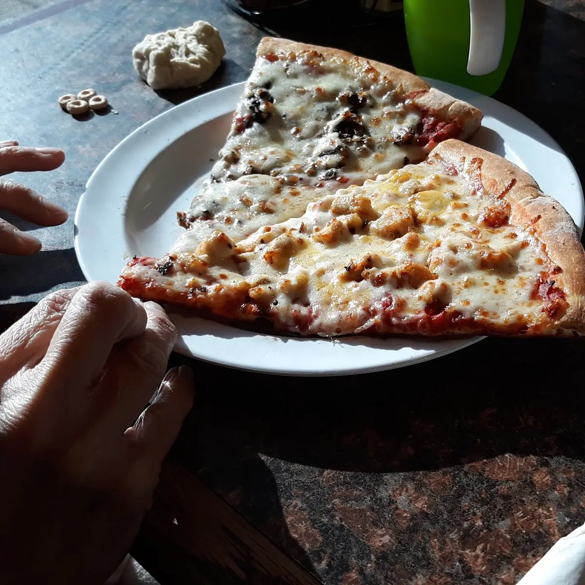 Hawaii Five O Pizza Slice