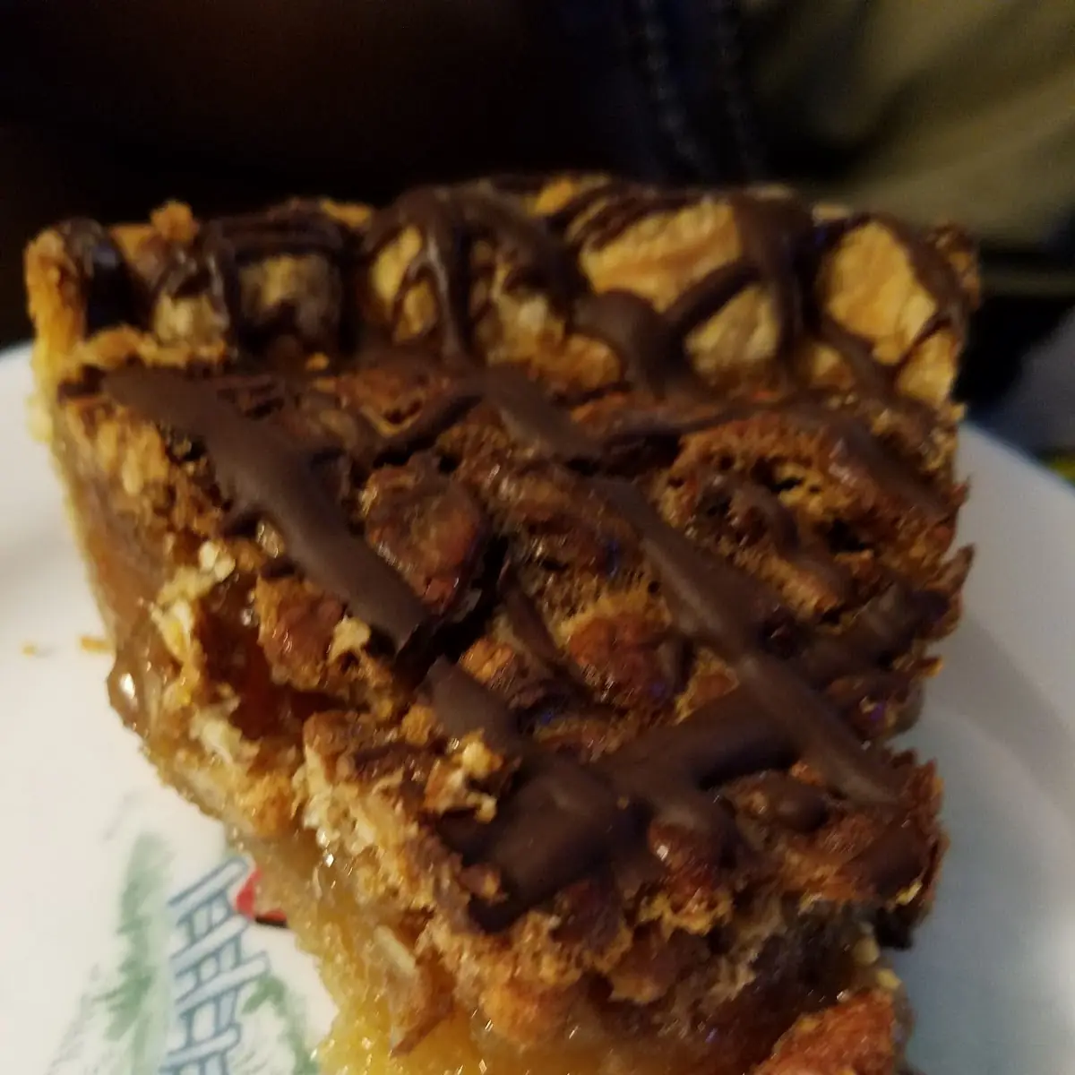 Chocolate Bourbon Pecan Pie
