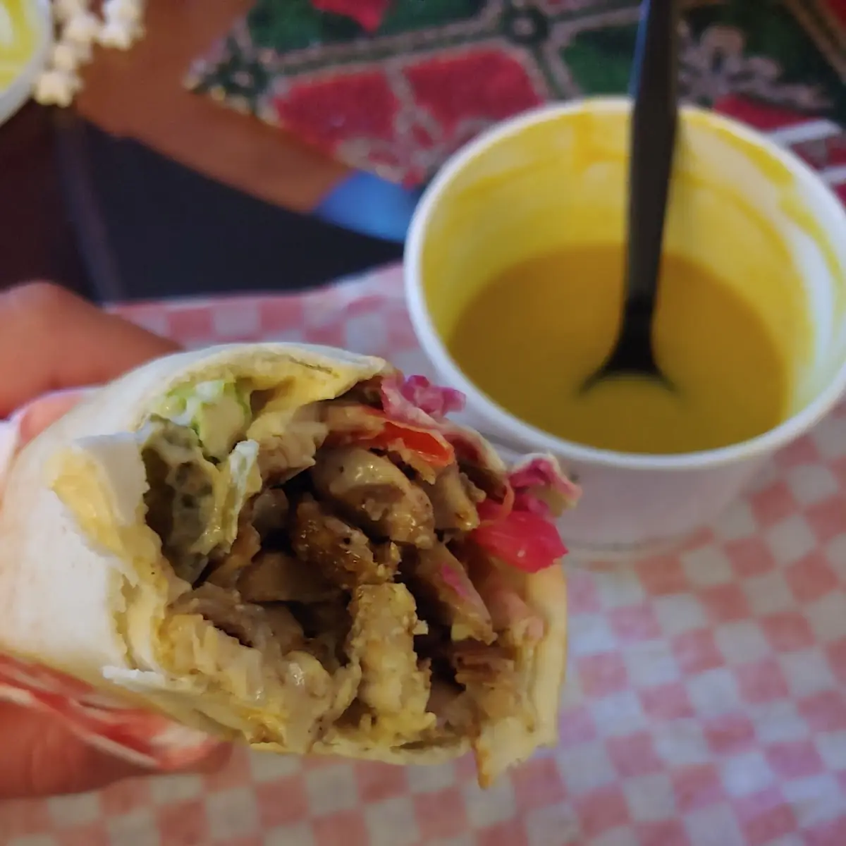 Lentil Soup and Chicken Shawarma