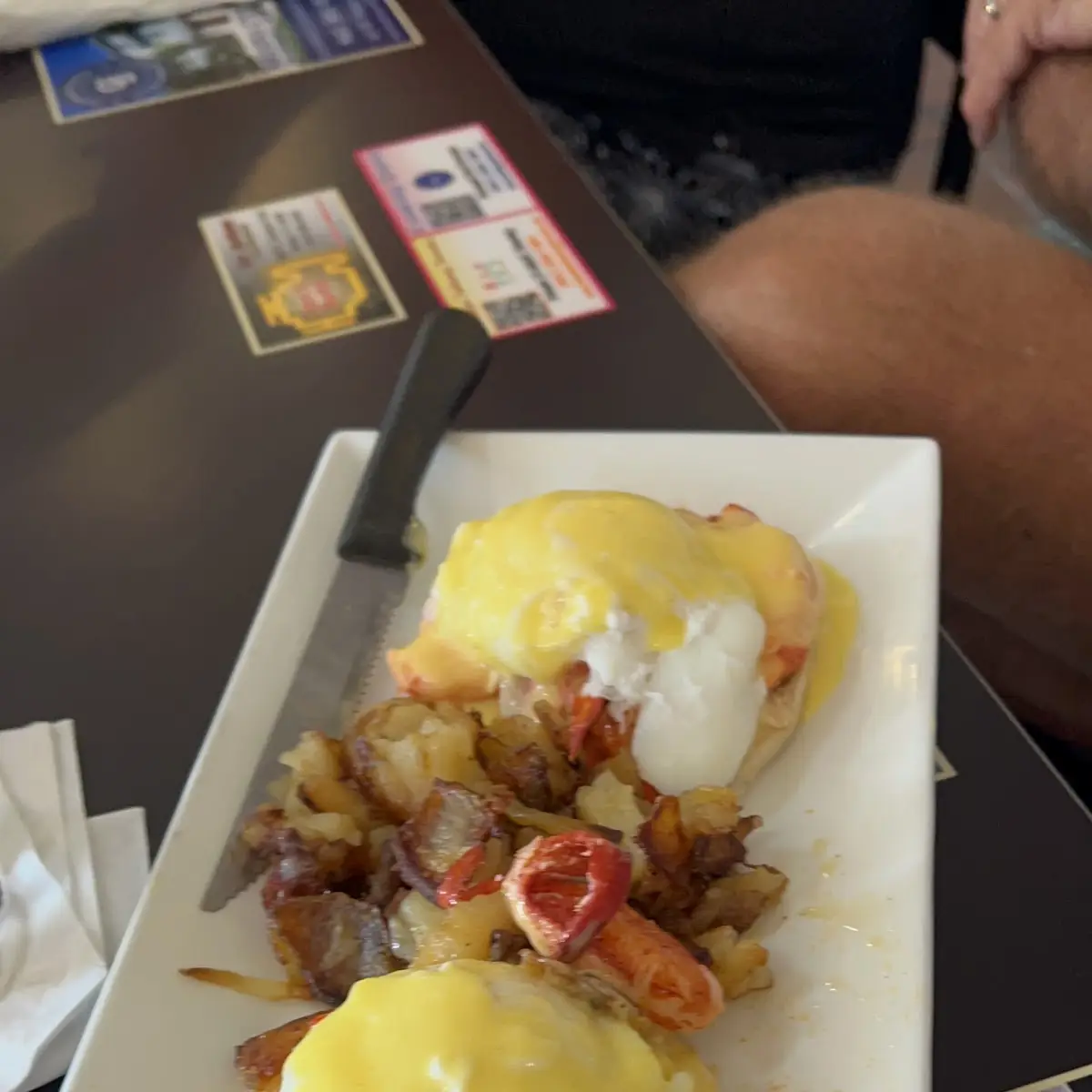 Seafood Eggs Benedict