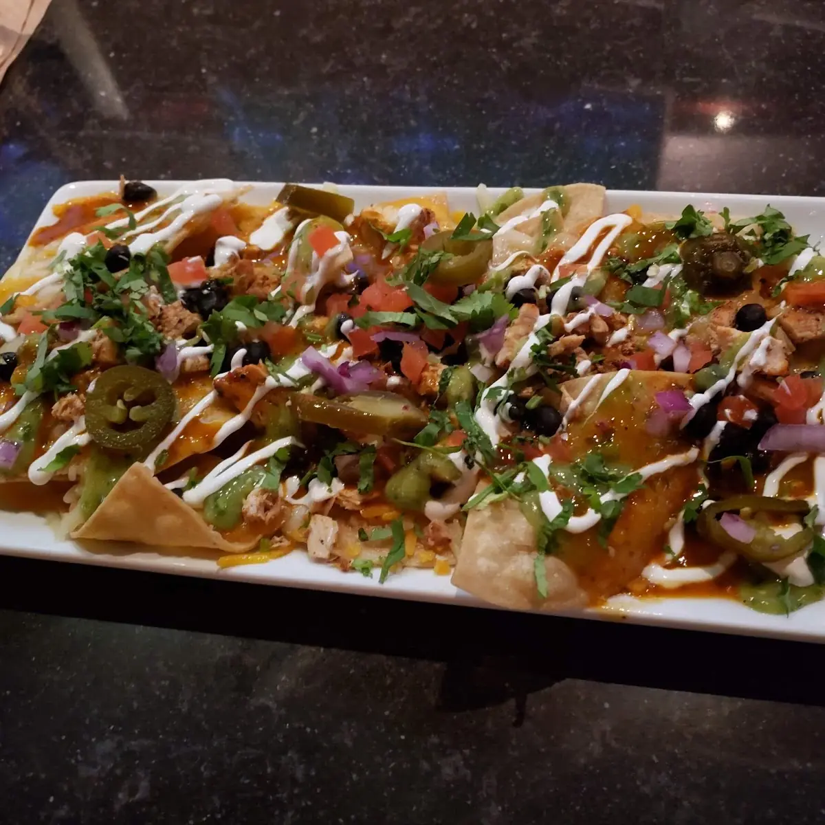Grilled Chicken Nachos