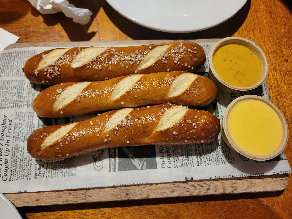Pretzel Sticks and Beer Cheese