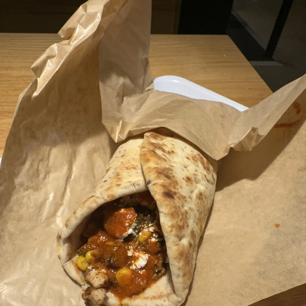 Spicy Chicken Pita