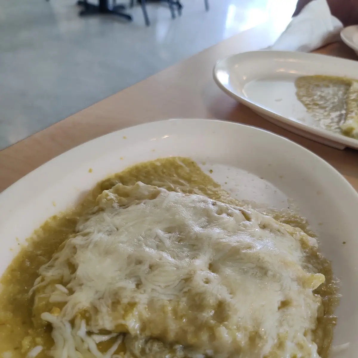 Green Cheese Enchilada
