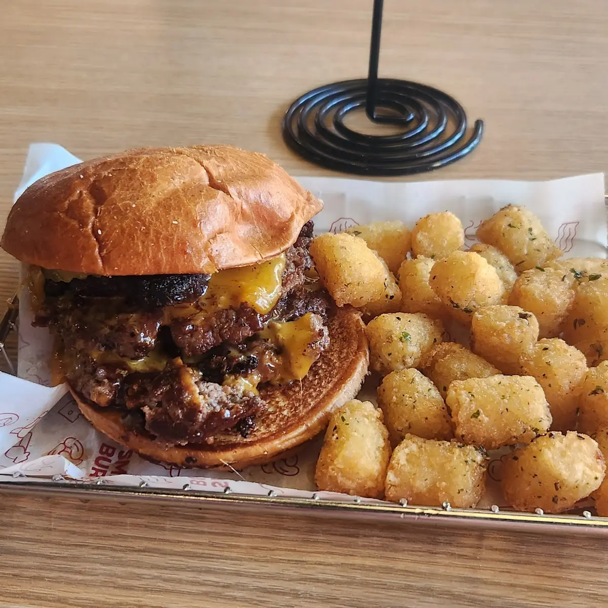 Double Bacon Brisket Sandwich