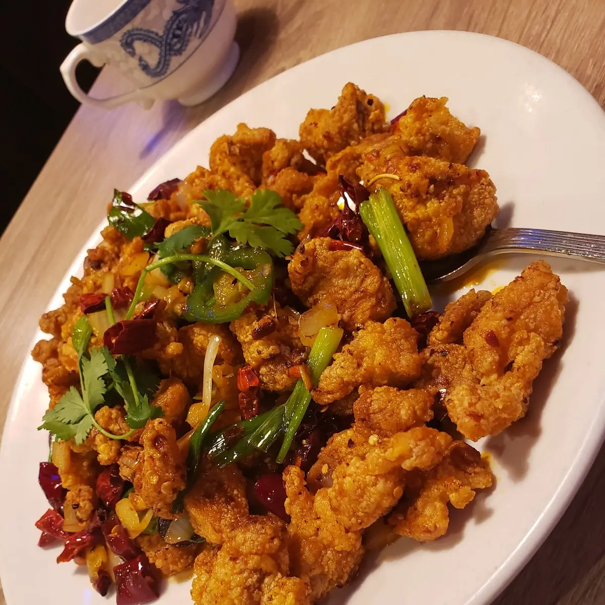Fried Chicken w Chilli Pepper