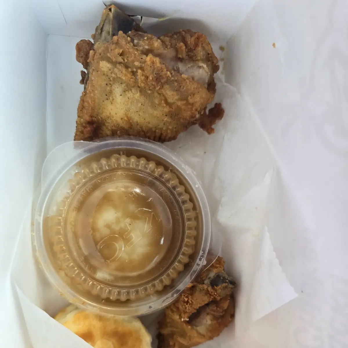 Fried Chicken and Mashed Potato