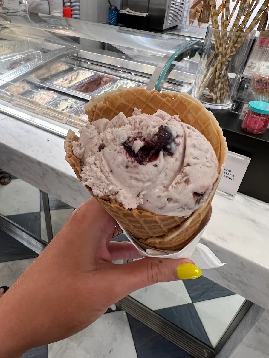 Dark Chocolate Cherry Ice Cream