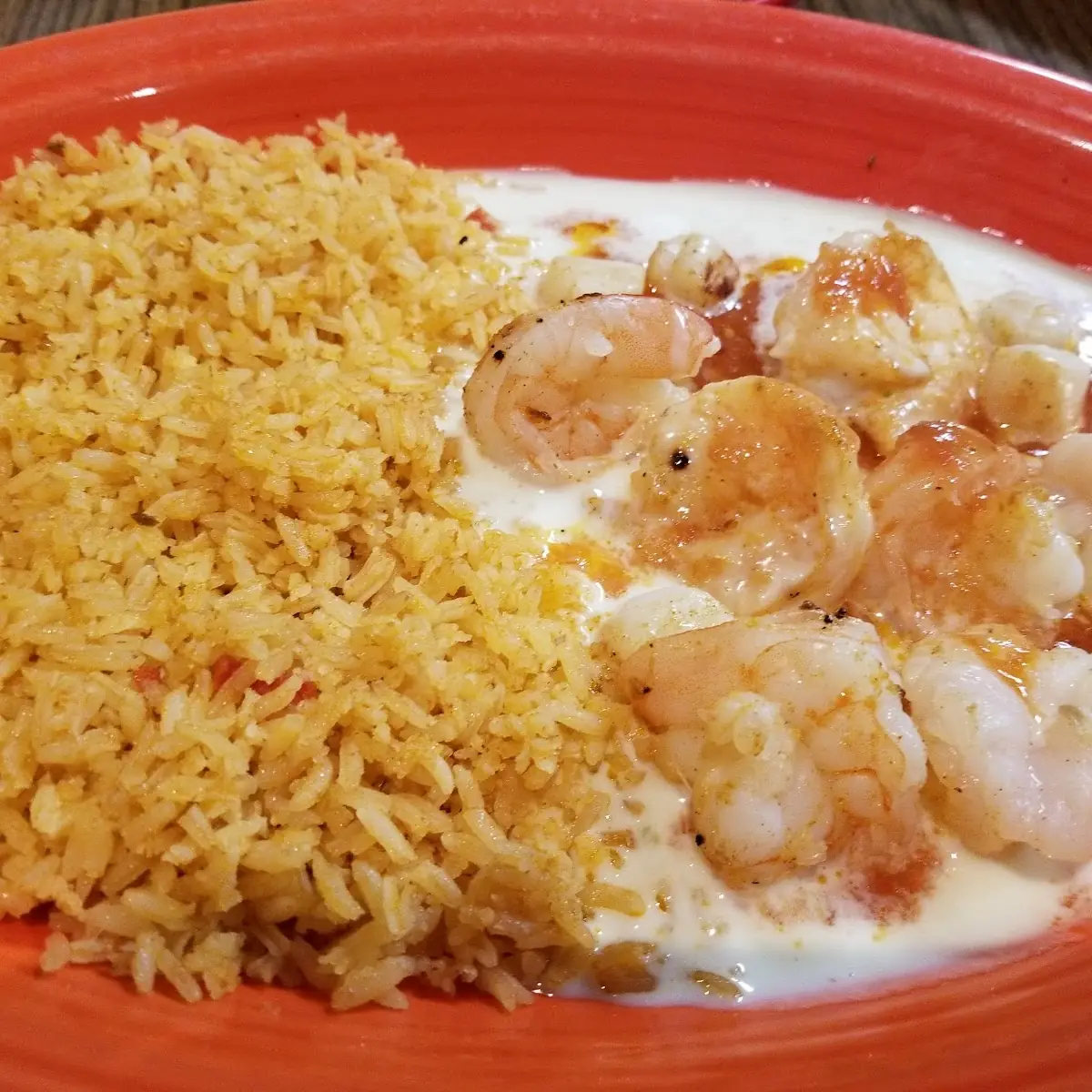 Shrimp Scallops and Rice