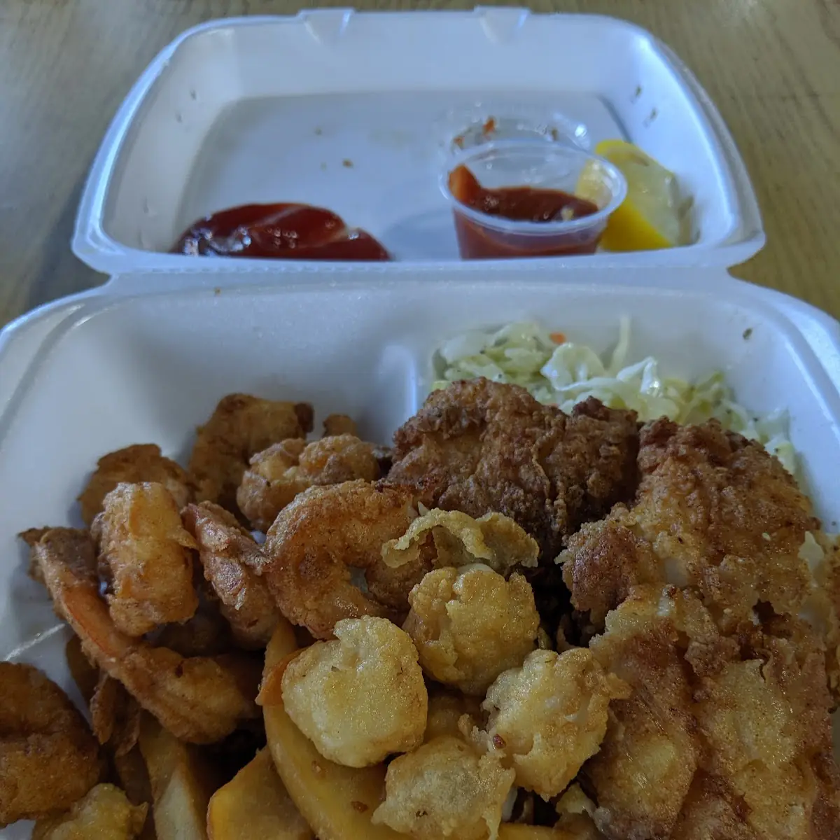 Fried Shrimp & Haddock