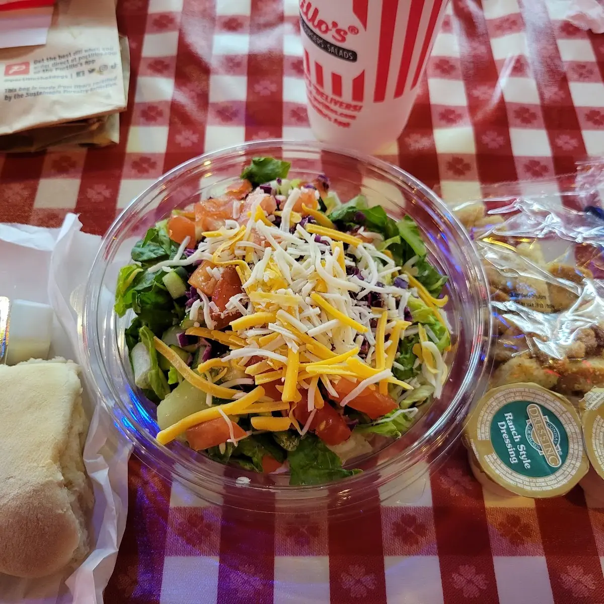 Side Garden Salad with Chicken