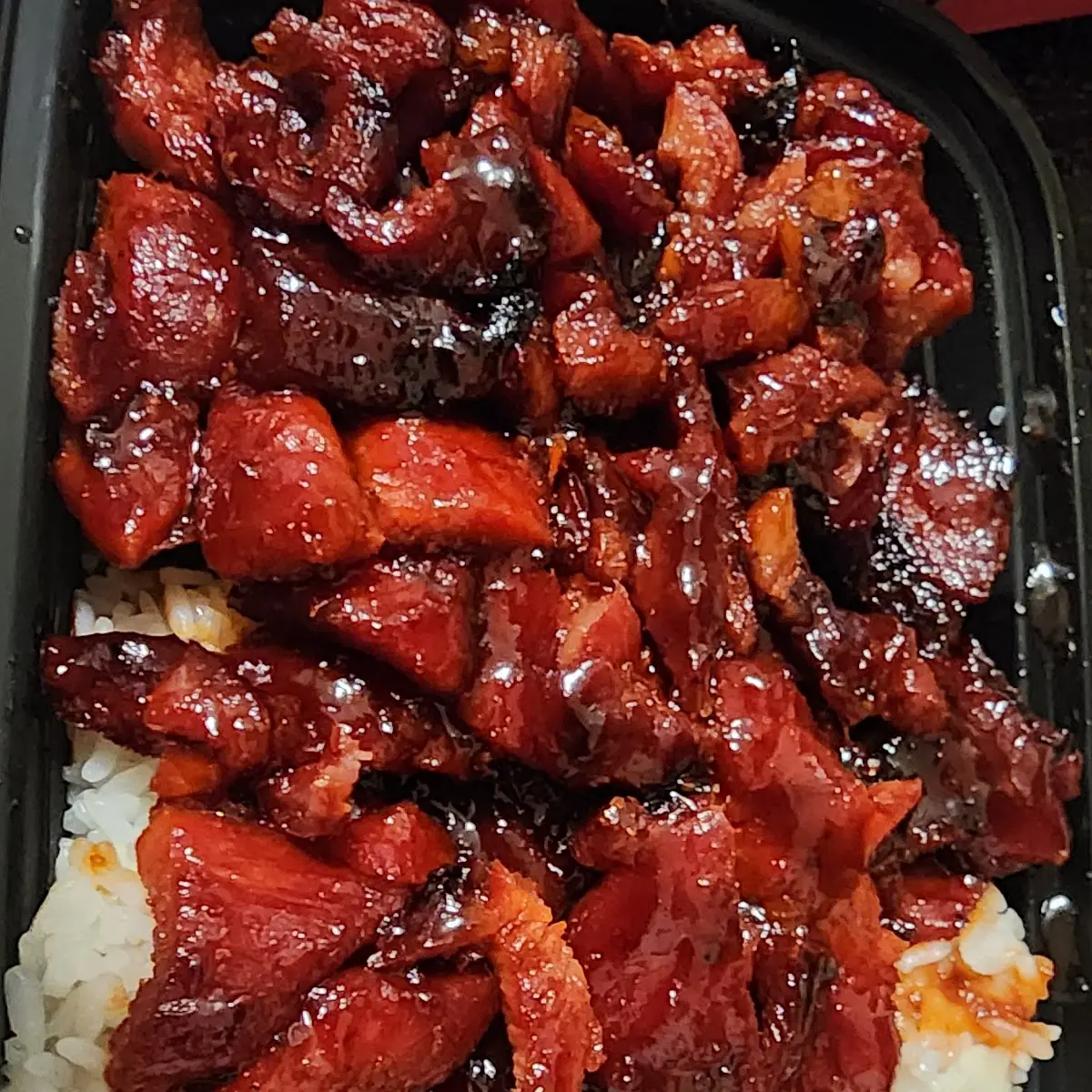 Boneless Spare Ribs with White Rice