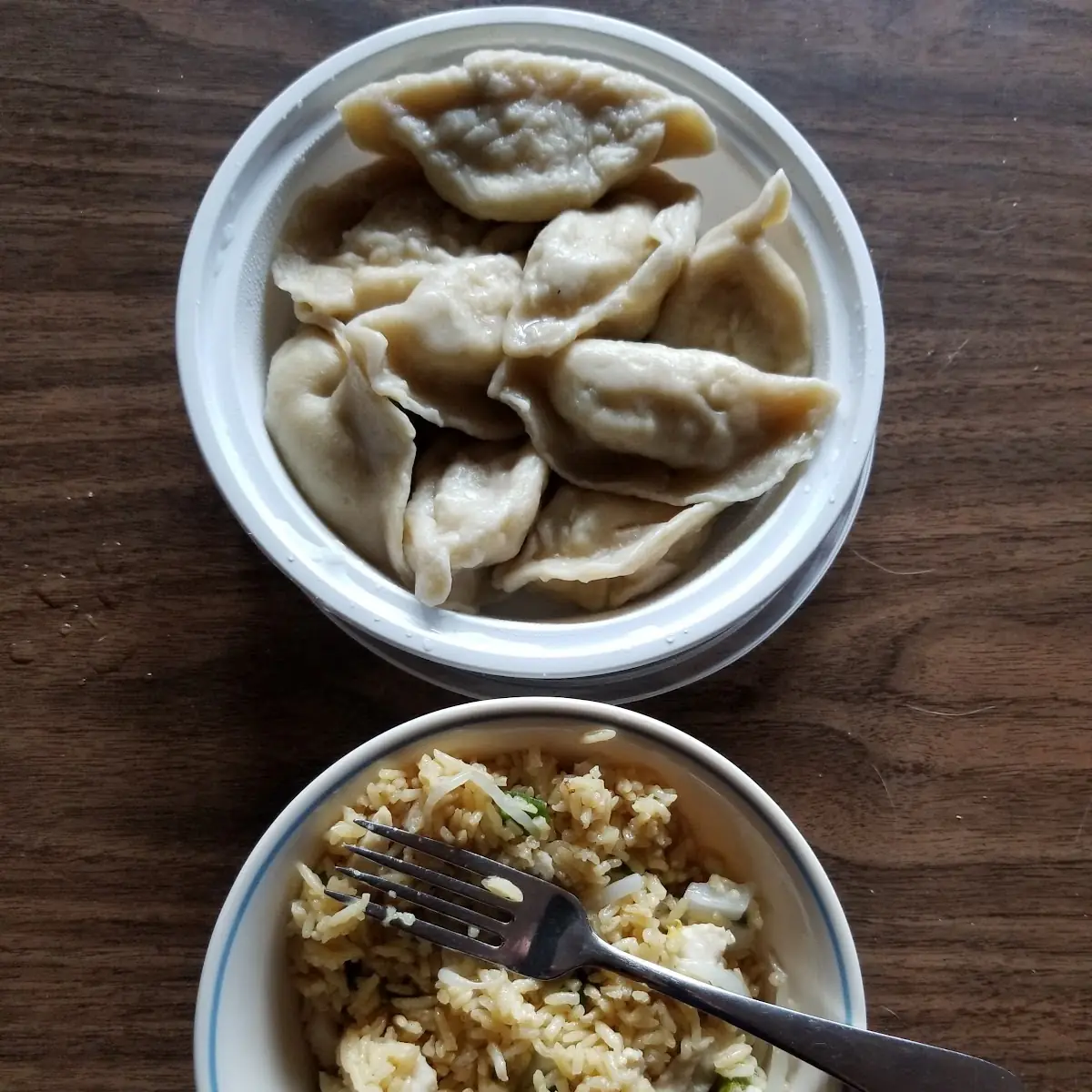 Chicken Fried Rice & Chicken Dumplings