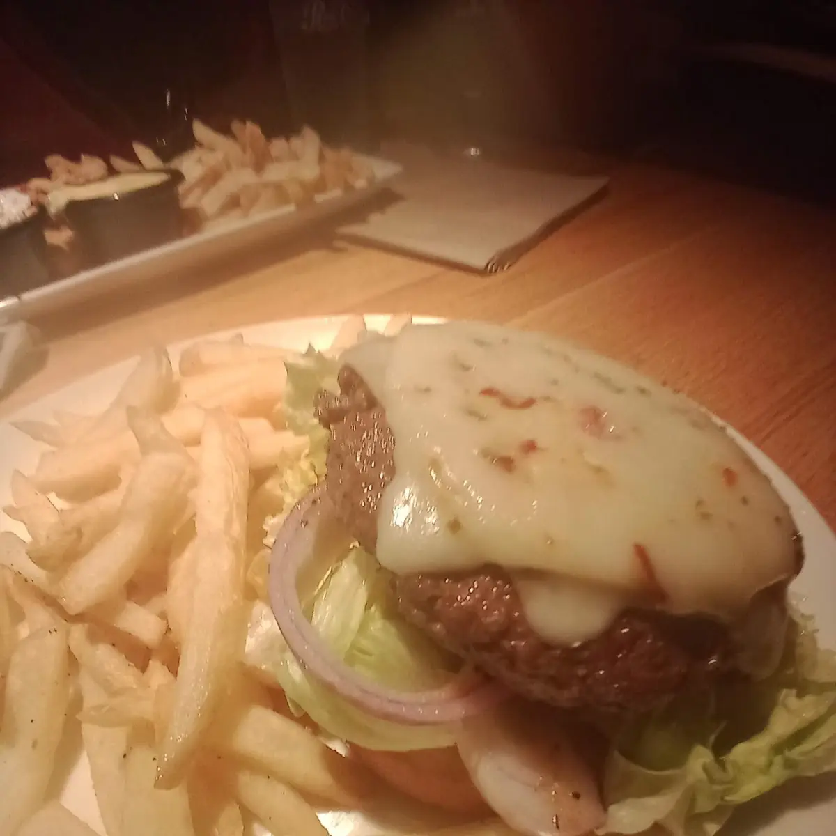 Hamburger with Pepper Jack Cheese
