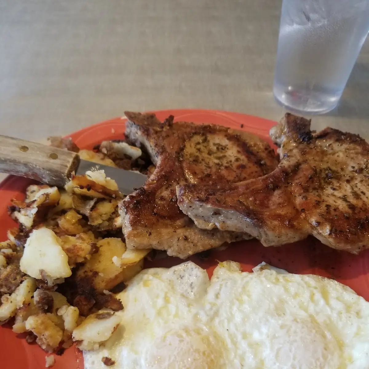 Pork Chops & Eggs