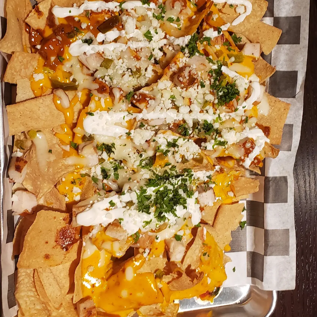 Puebla Chicken Nachos