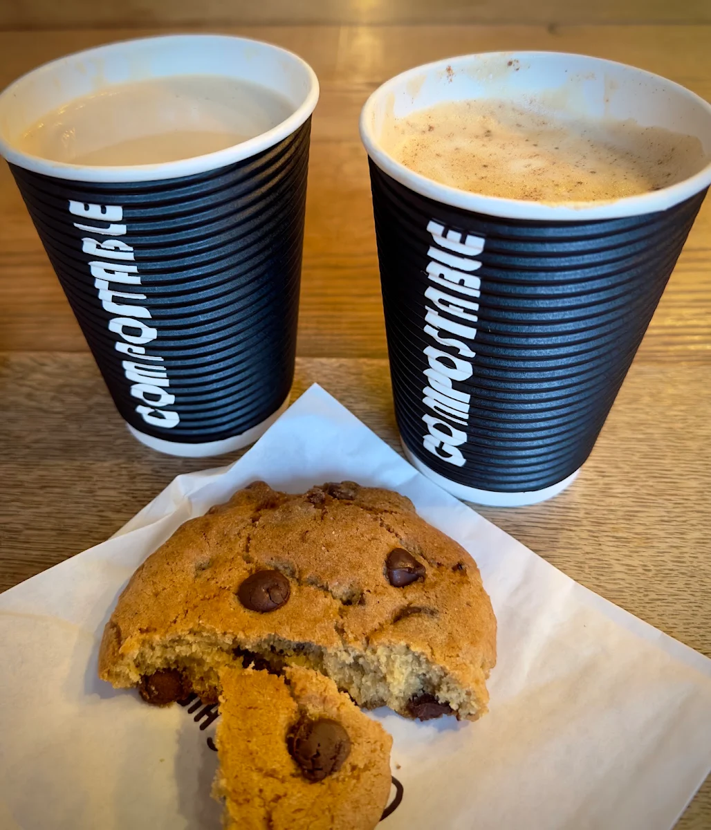 Maple Latte and Chocolate Chip Cookie