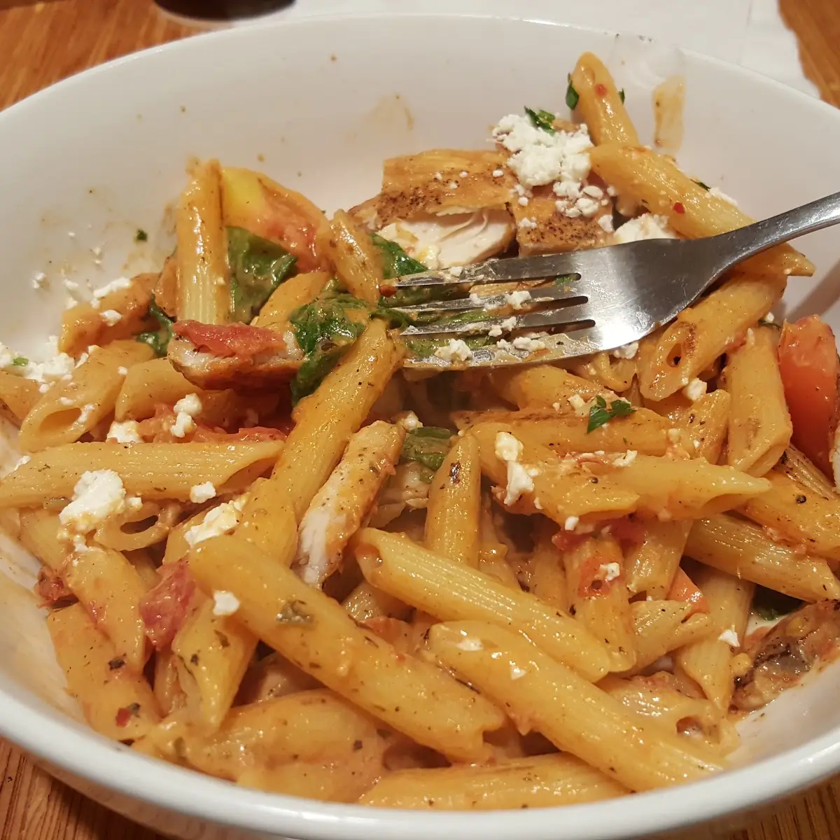 Penne Rosa with Grilled Chicken