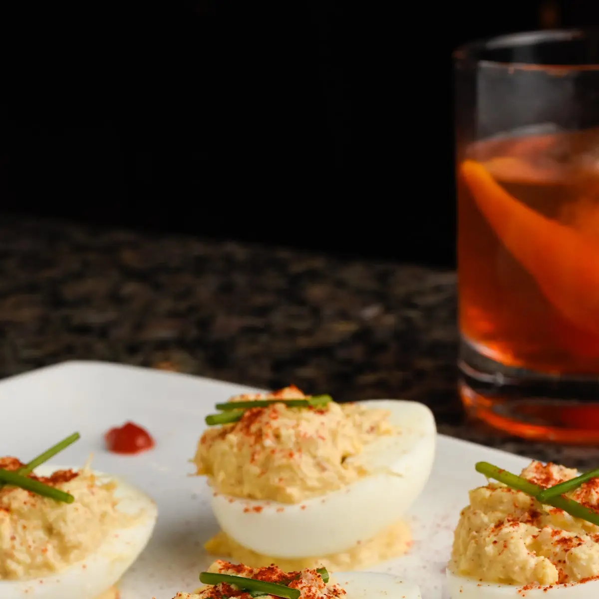 Crab Deviled Eggs