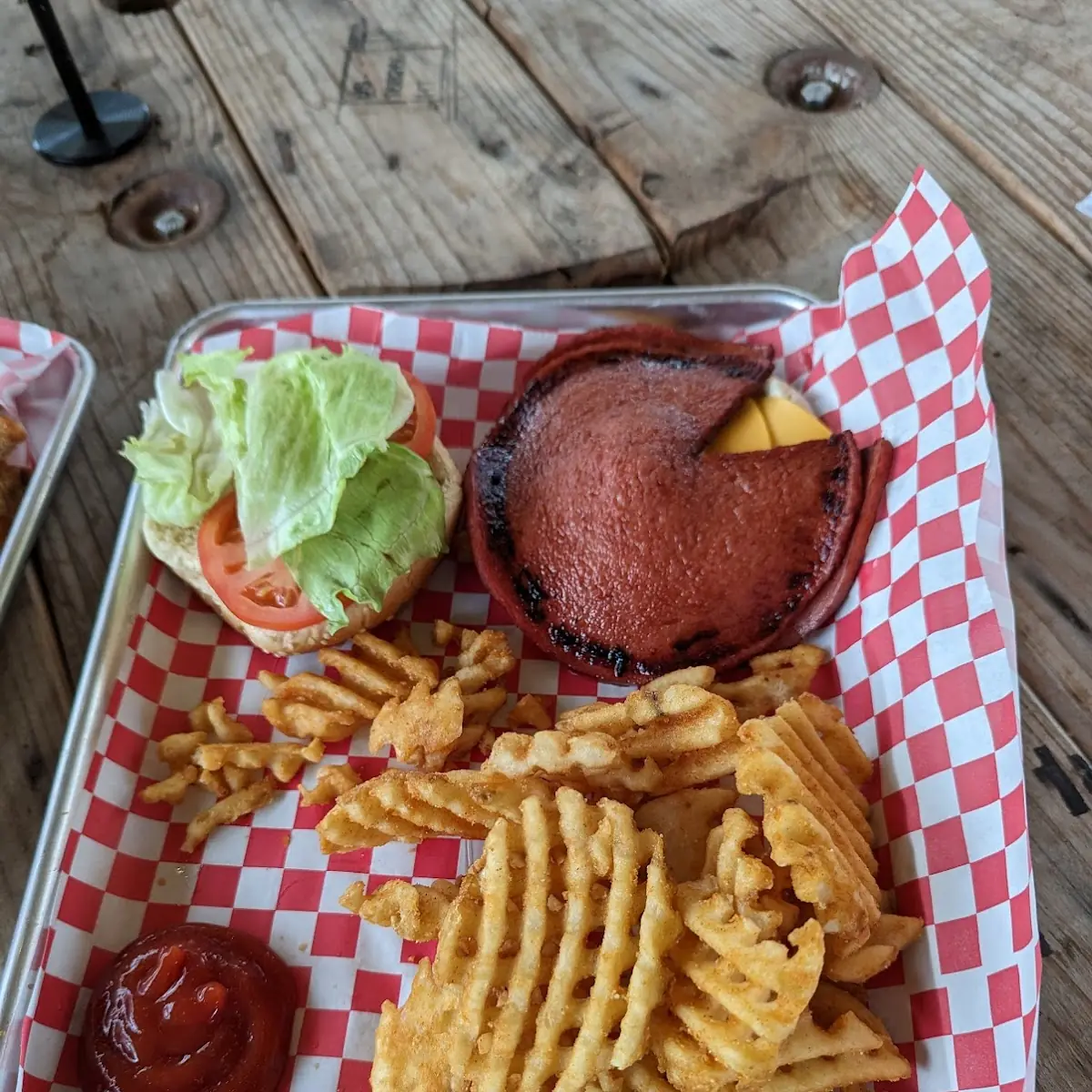 Fried Bologna Sandwich