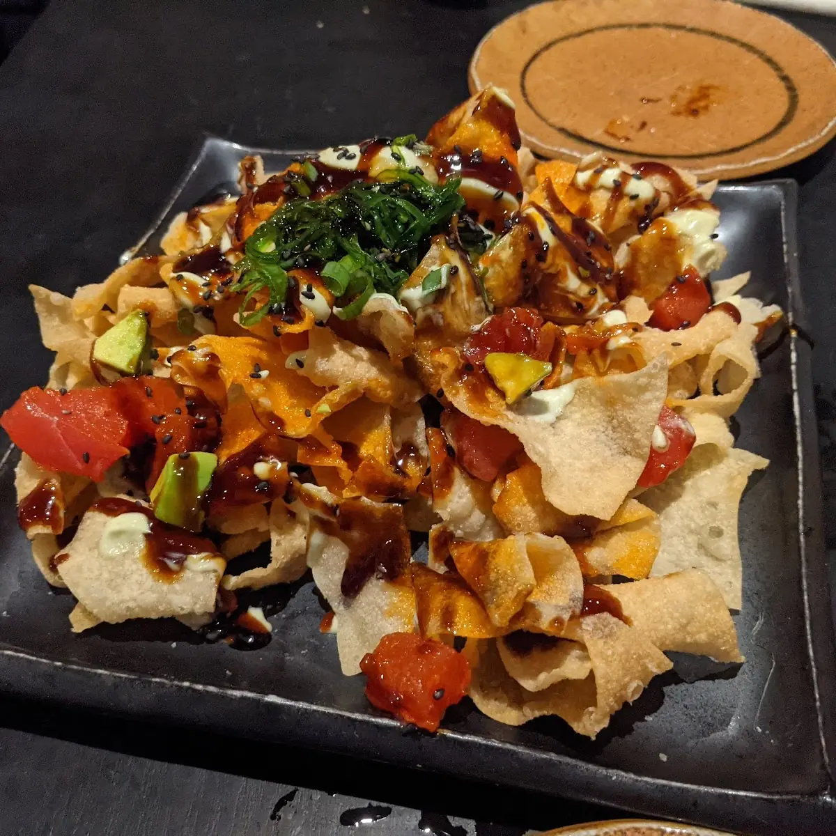 Tuna Poke Nachos