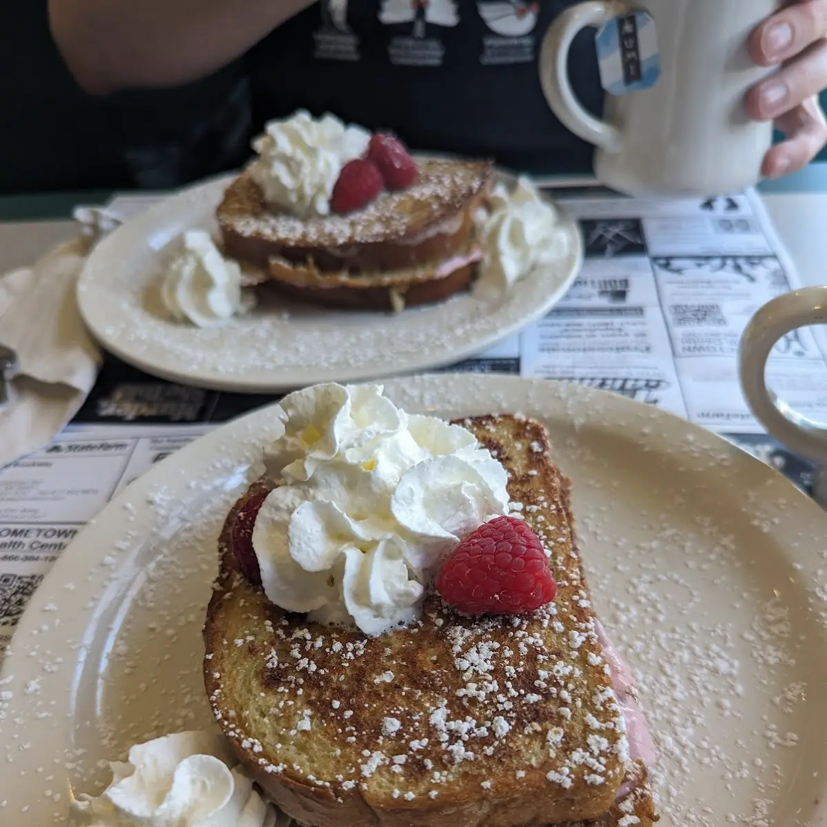 Raspberry Stuffed French Toast