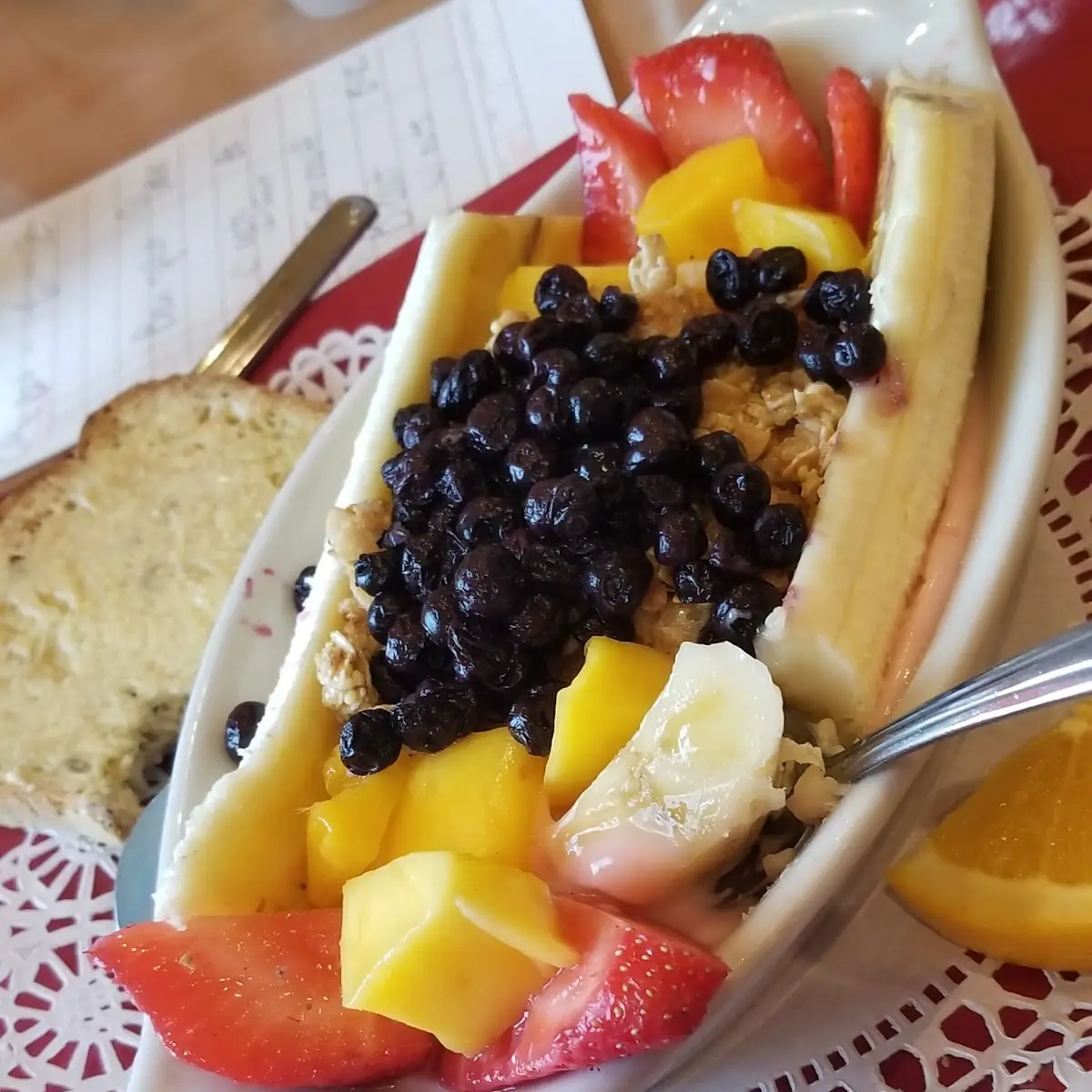 Breakfast Banana Split