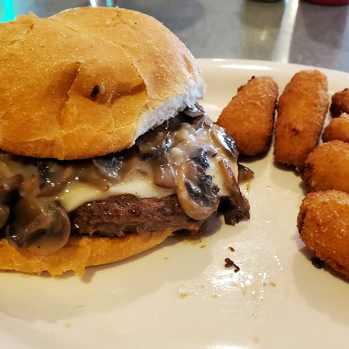 Mushroom & Swiss Burger