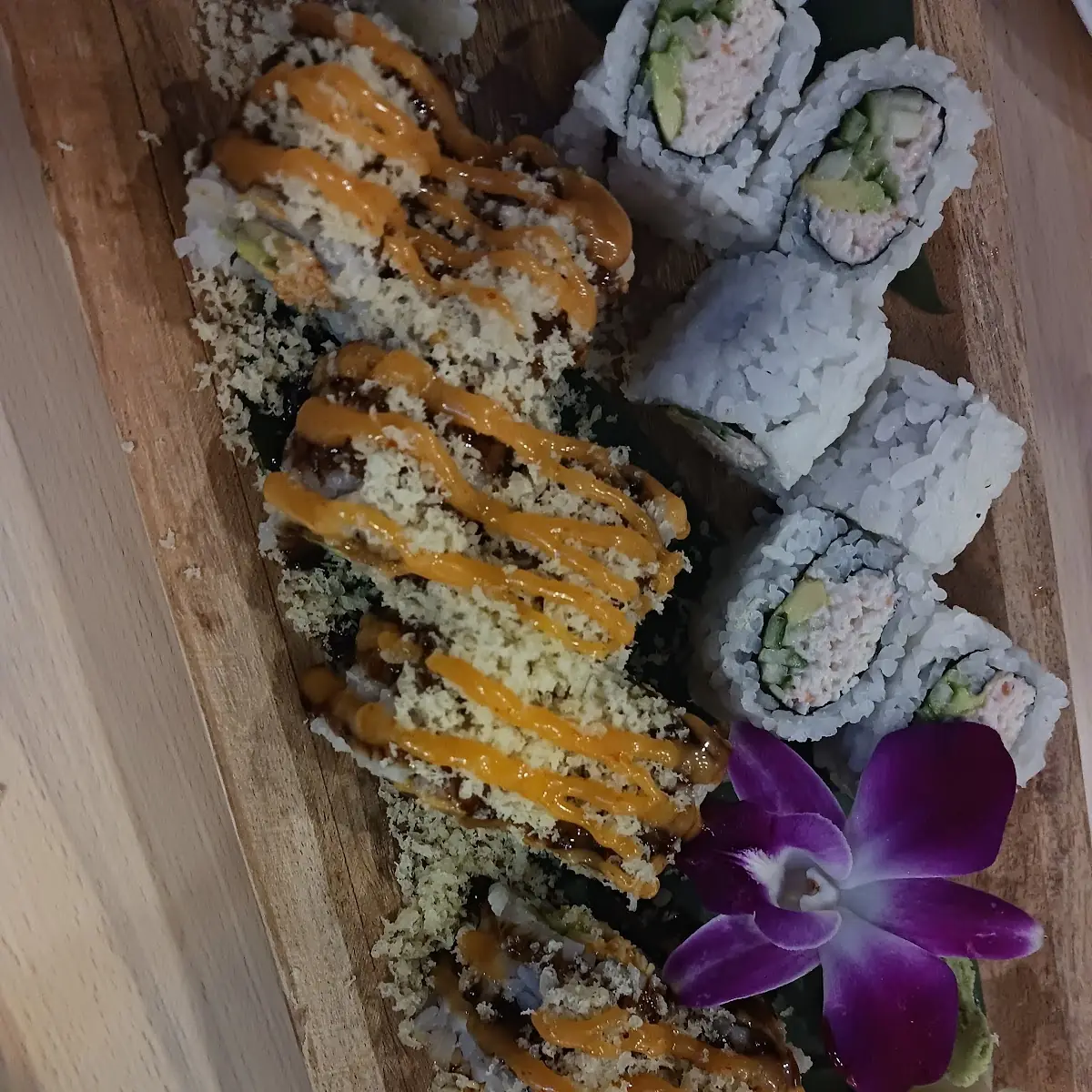 California Roll and Tiger Roll