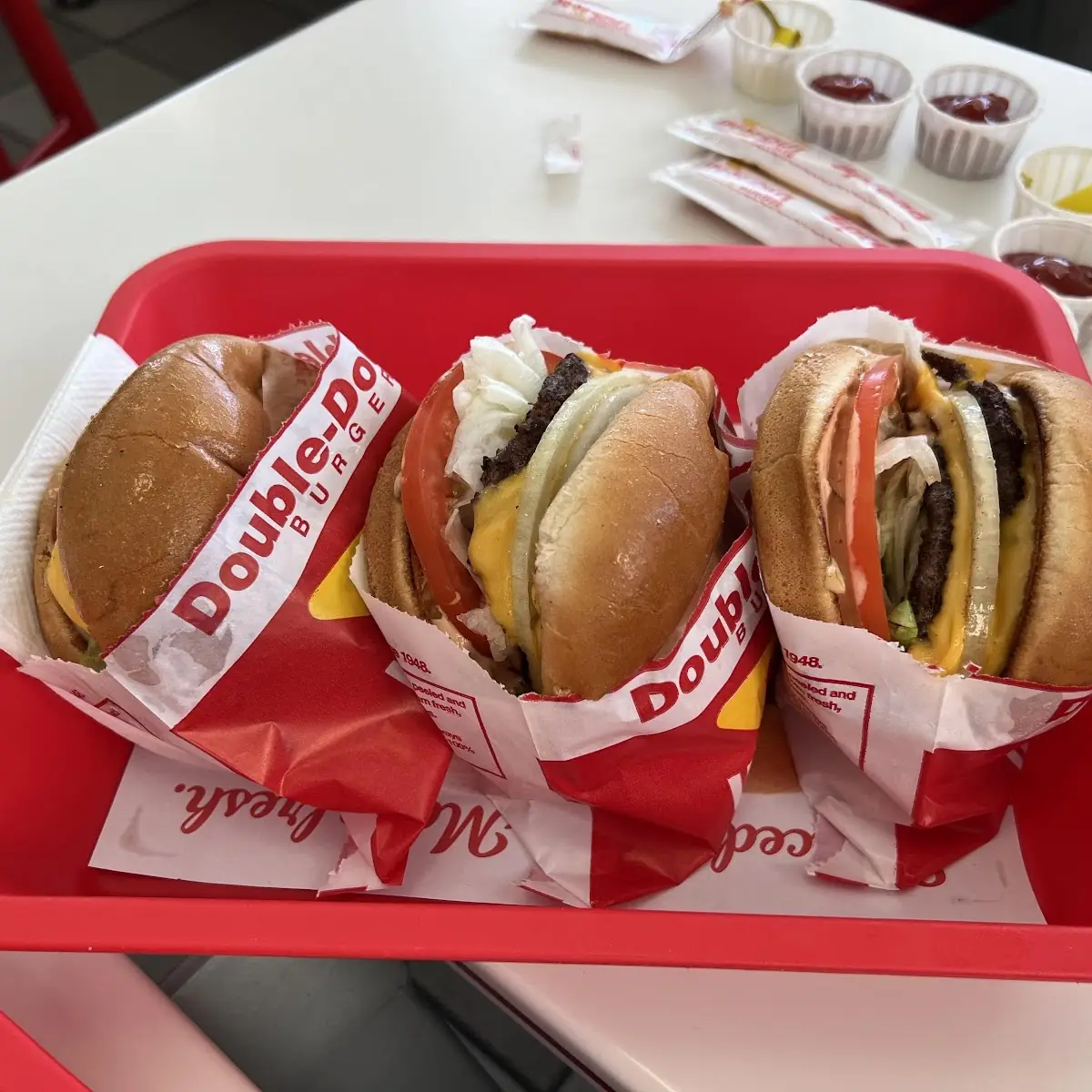 1 Double Double Cheeseburger Combo