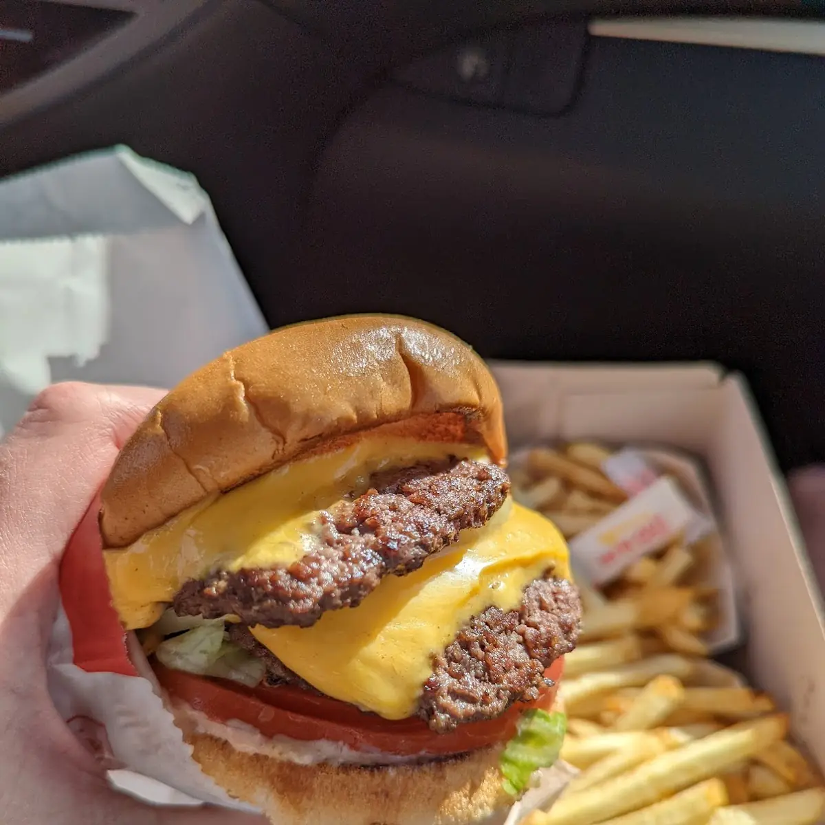 Double Cheeseburger with Fries