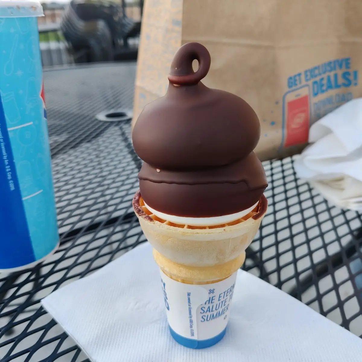 Chocolate Dipped Cone