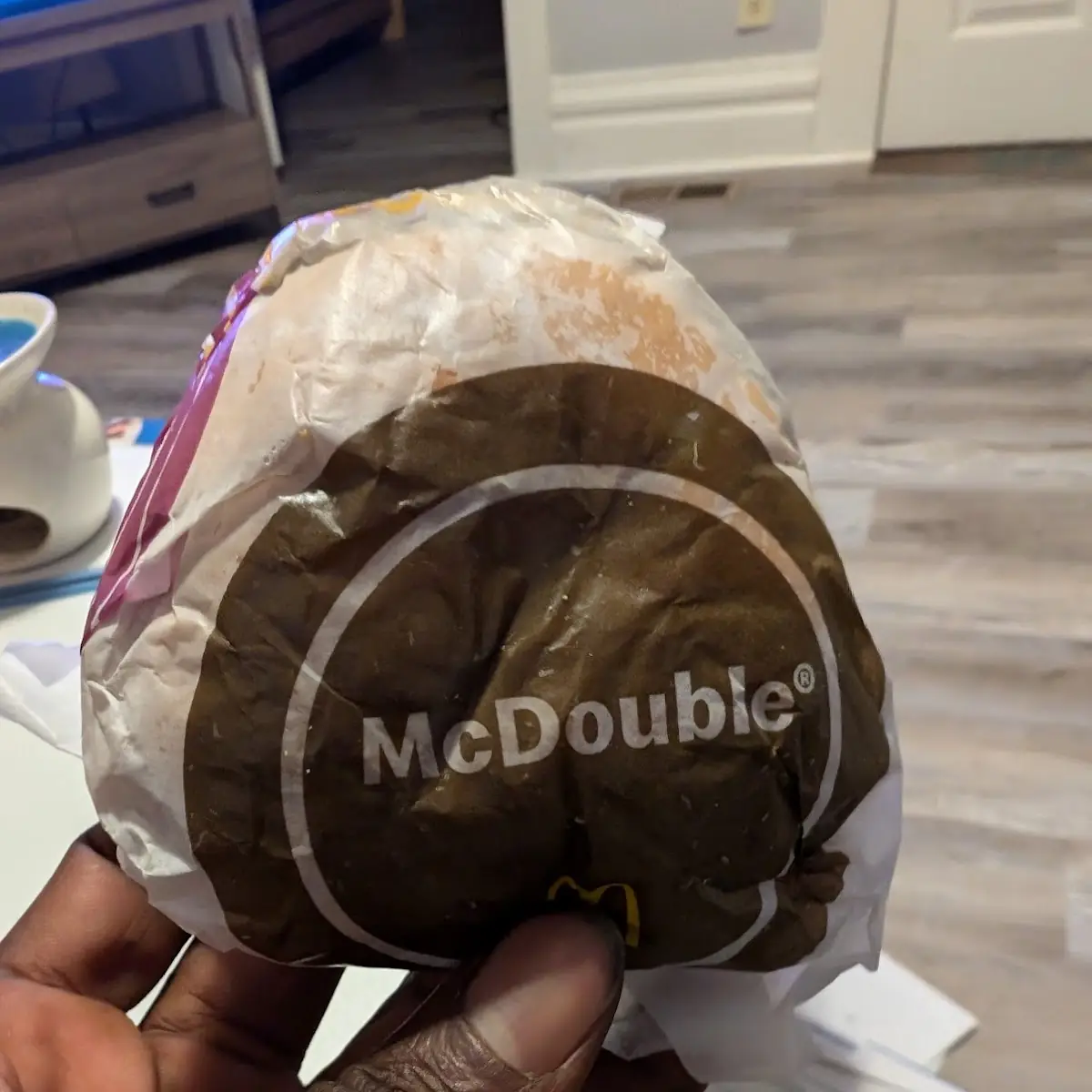 Double Cheeseburger Shaped Like Mario Bros Mushroom