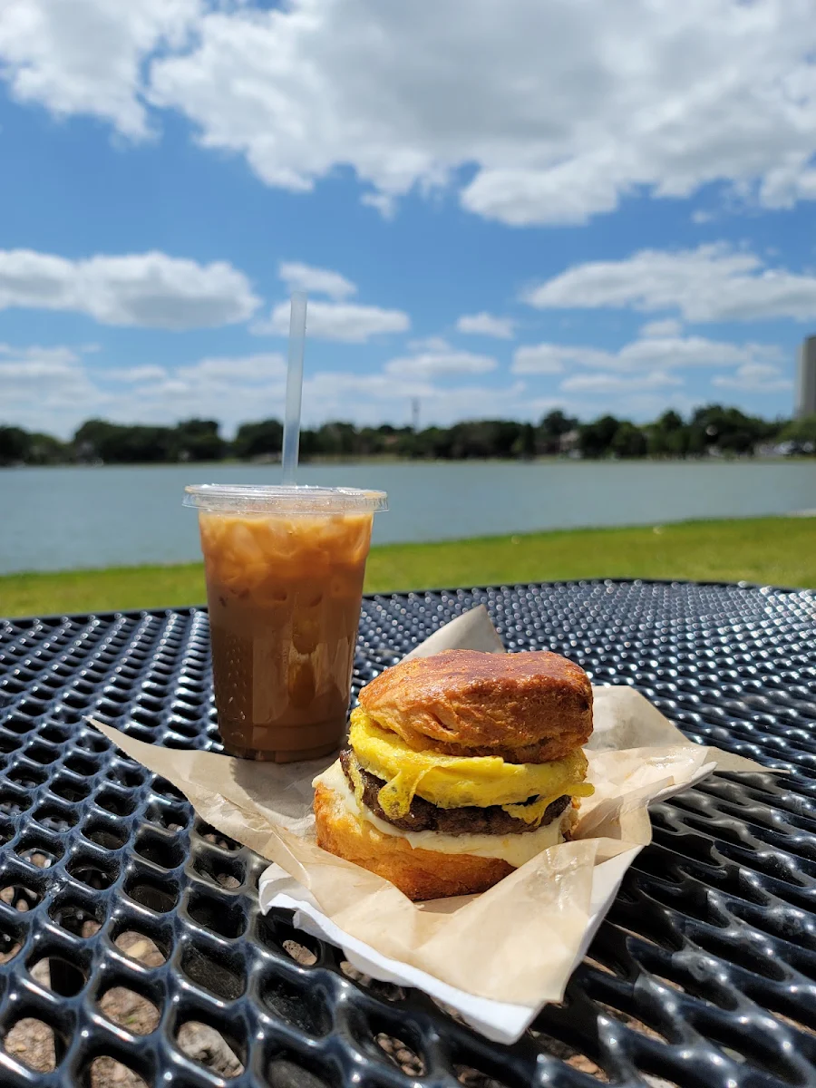 Hot Honey Biscuit Sandwich