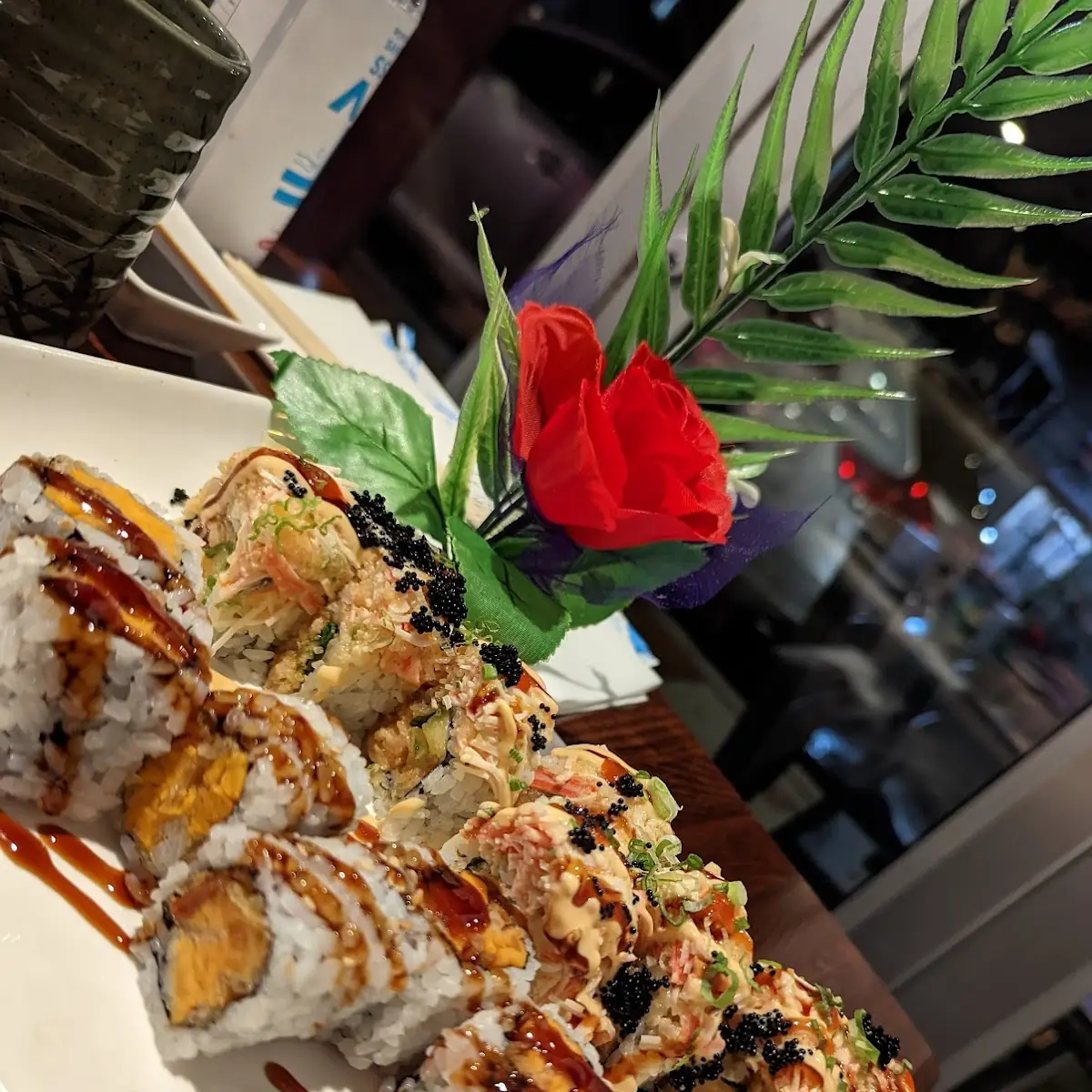 Spicy Lover and Sweet Potato Tempura Roll