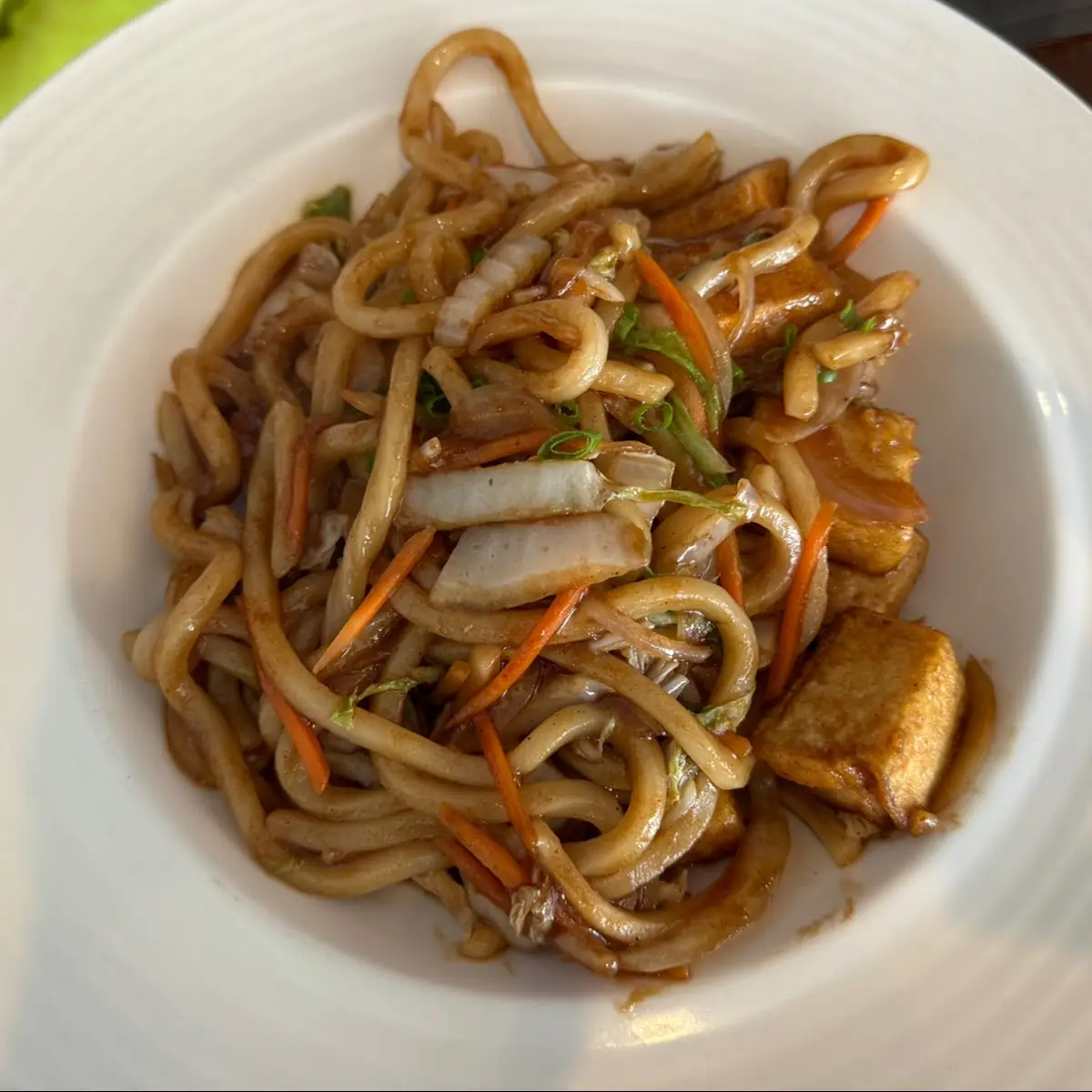 Stir Fried Udon with Tofu