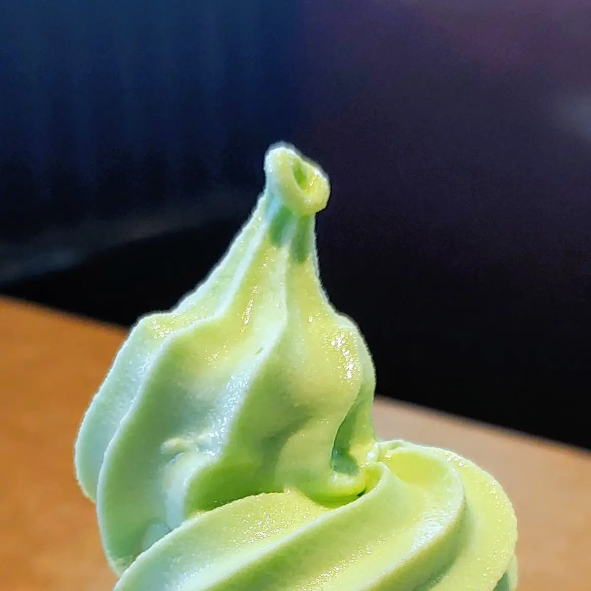 St Patrick's Day Green Vanilla Ice Cream Cone