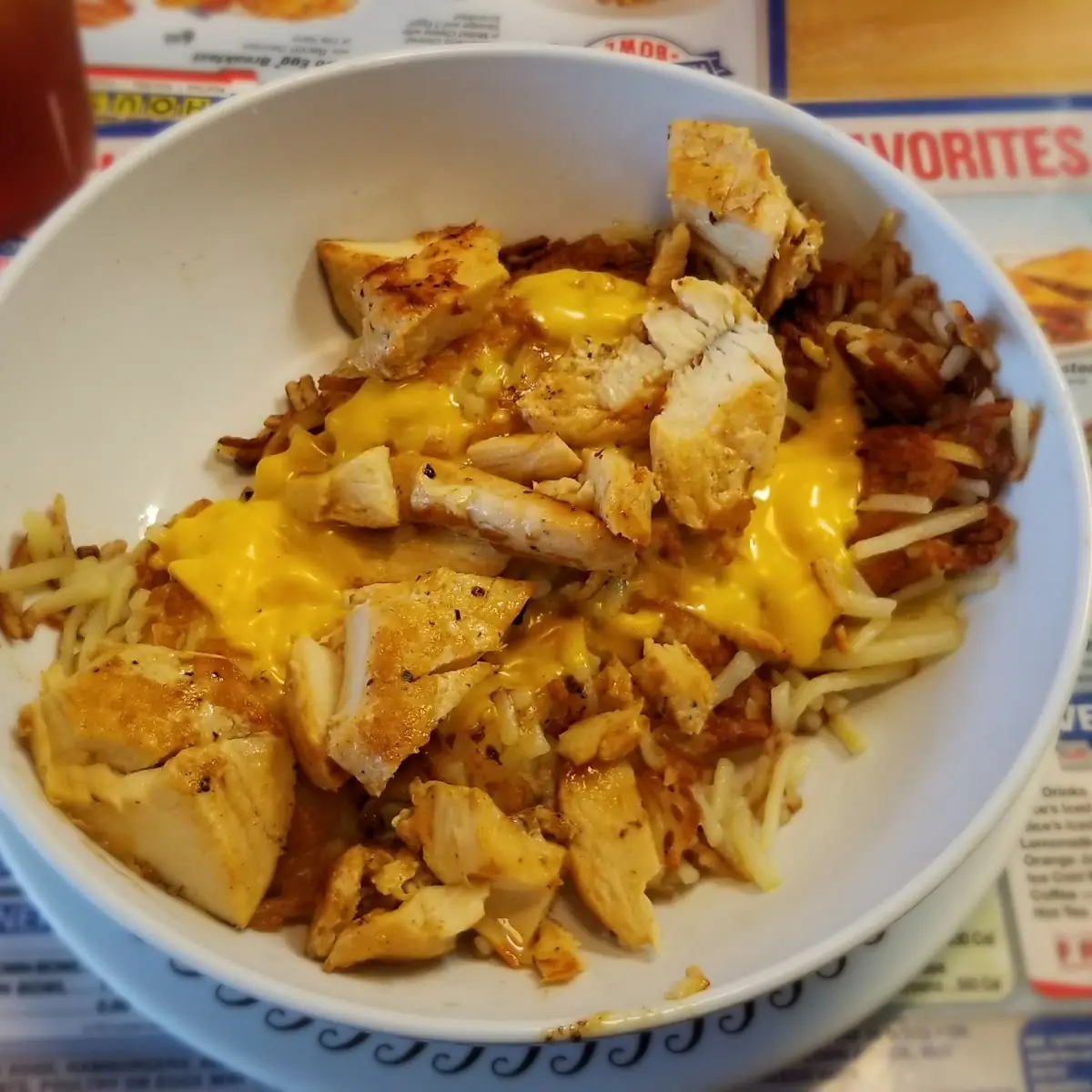 Chicken Melt Bowl