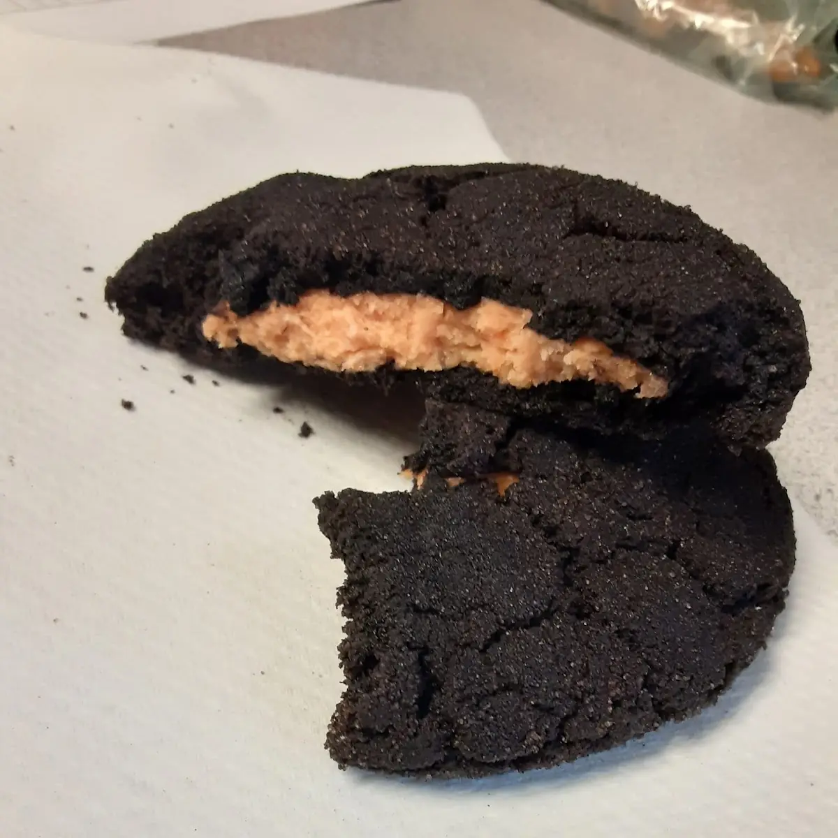 Strawberry Cheesecake Stuffed Chocolate Cookie
