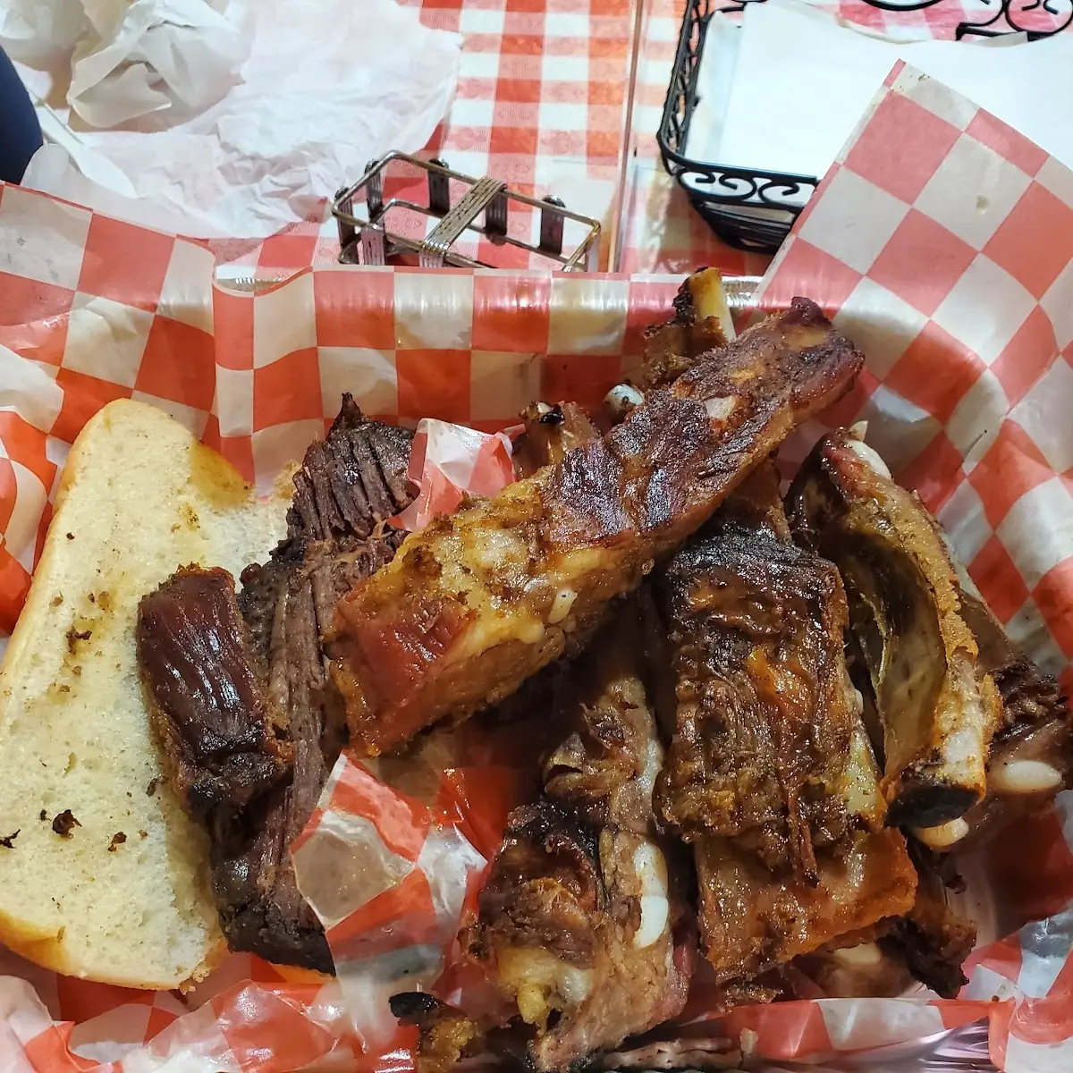 Pork Ribs and Beef Brisket