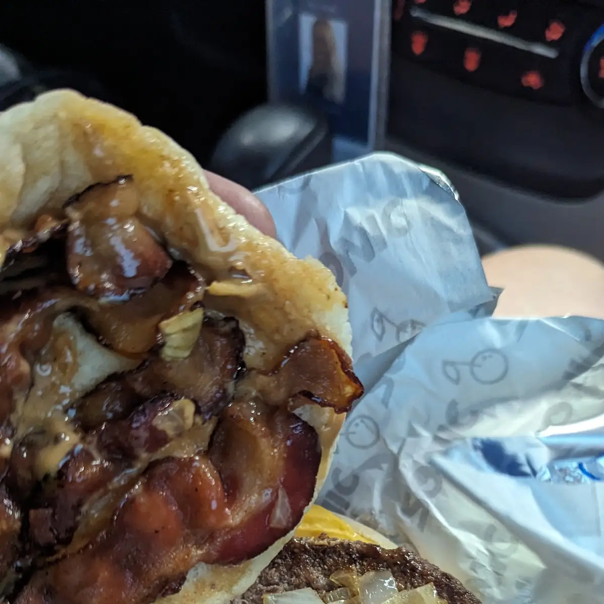 Peanut Butter Bacon Burger