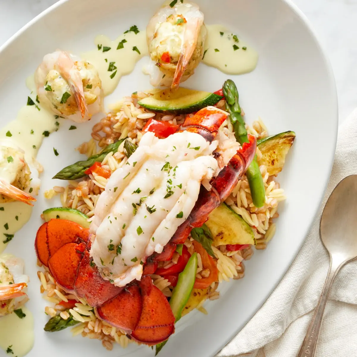 Lobster & Shrimp Fettuccine