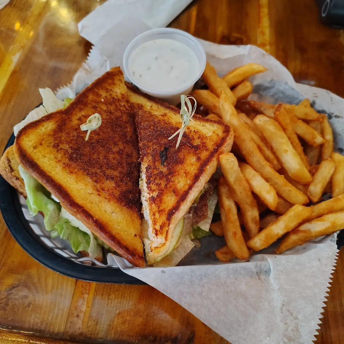 Kid Grilled Cheese & Fries