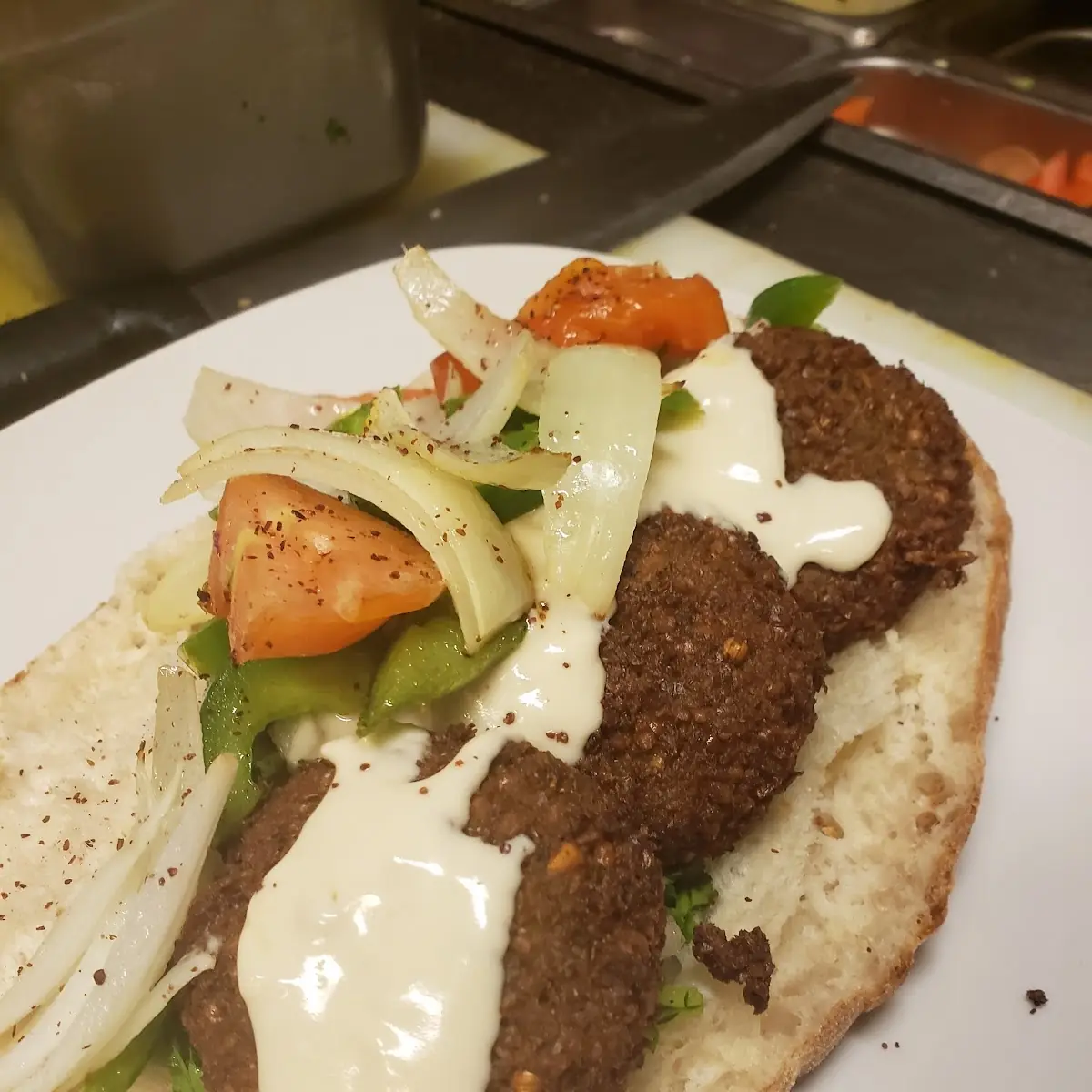Turkish Spiced Falafel Pita