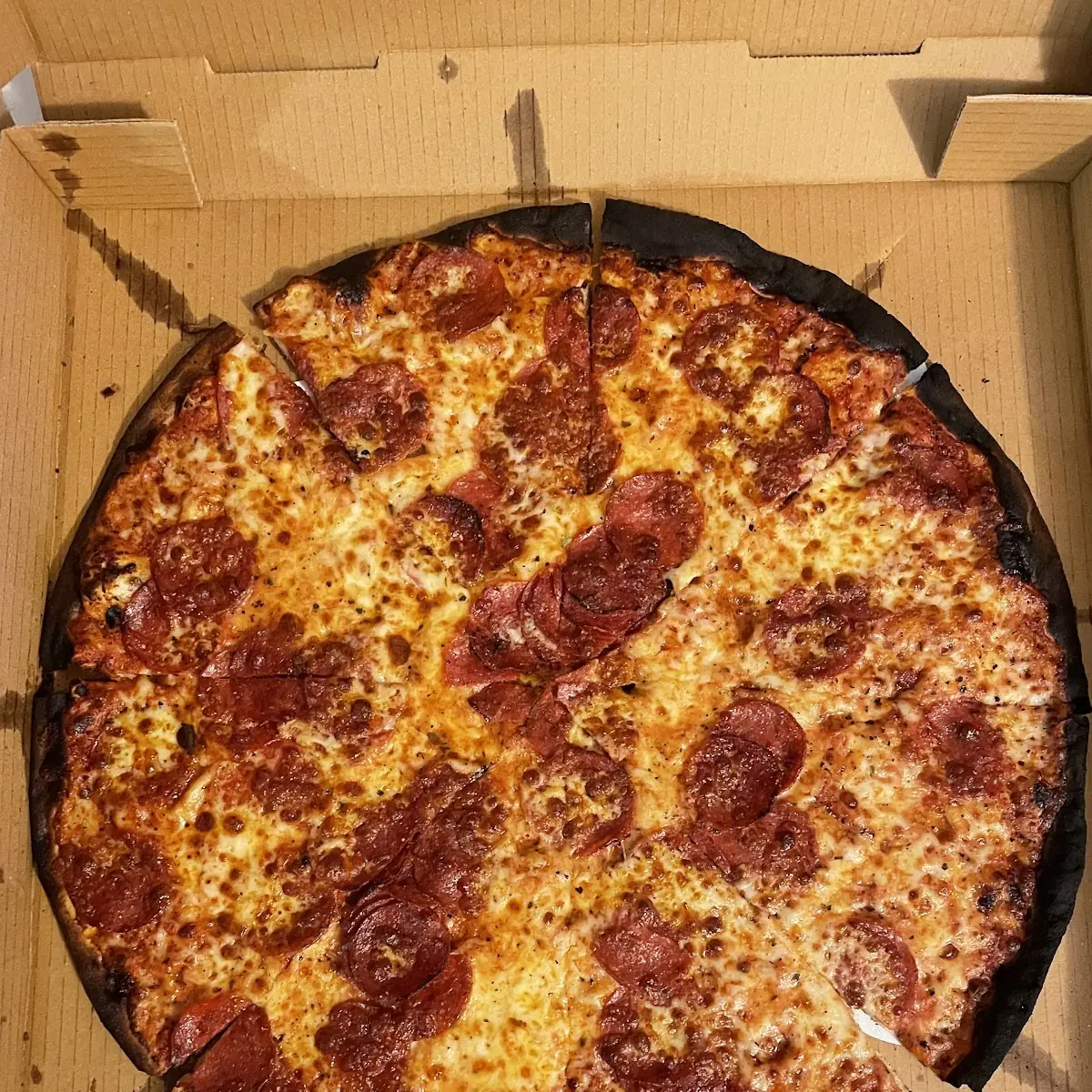 Cheese Pizza with Bacon & Pepperoni